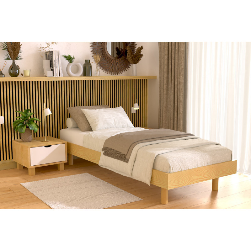 Lattenrost Kit Noé 80x200 - honigfarbenes Finish