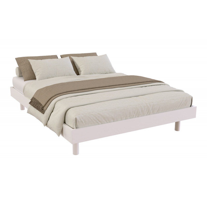 letto 140x200 Kit Noé vernice bianca