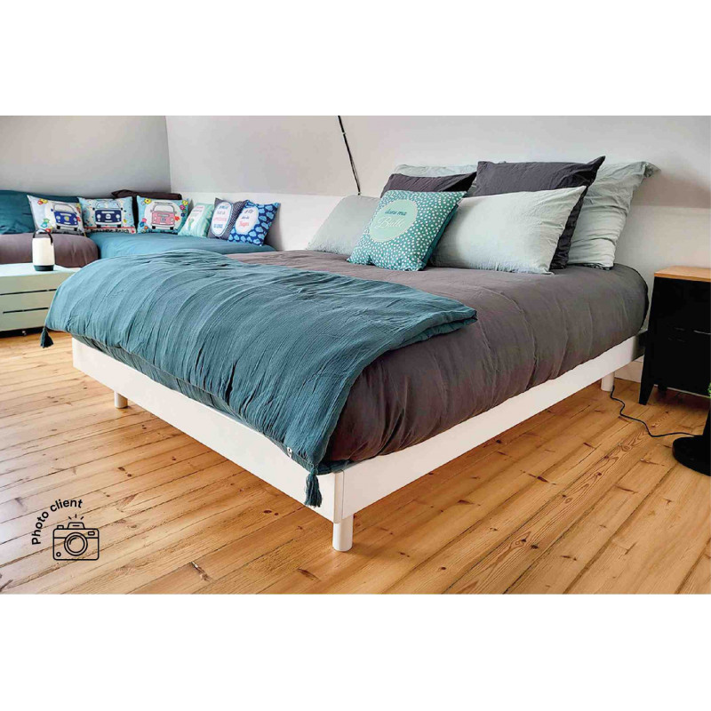 Somier 140x200 Kit Noé de madera maciza | ABC Meubles