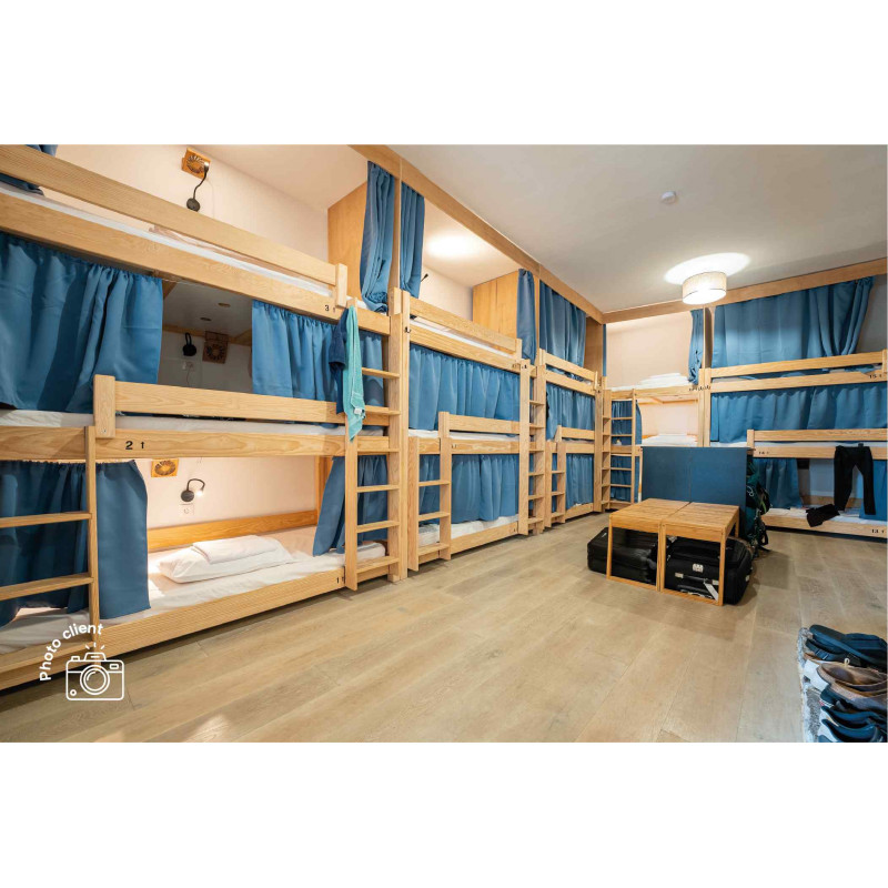 Bunk Bed ABC 3 places in solid wood 90x190 | ABC Meubles