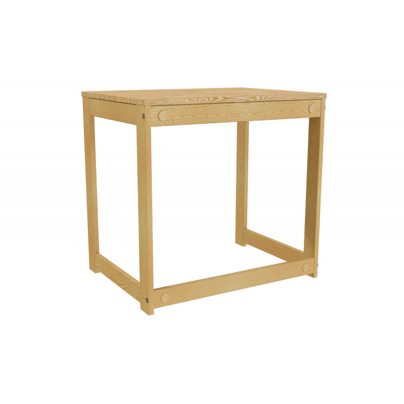 Escritorio pequeño madera fabricado en Francia, modelo Alban - barniz miel