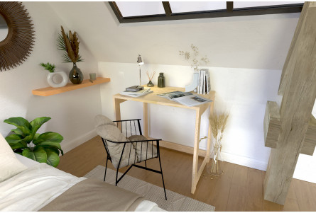 Escritorio madera maciza Alban