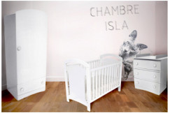 Lit bébé blanc Isla