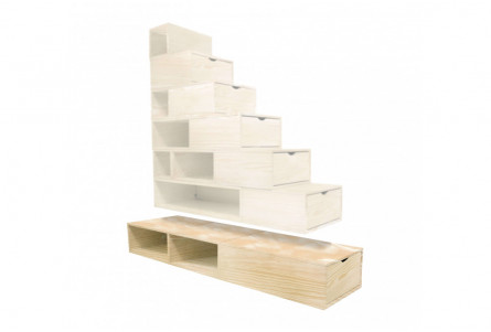 Option rehausse escalier cube