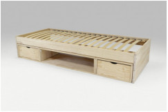 Cama con almacenaje Maël 90x200