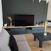 Kundenspezifischer TV-Möbel - Schwarz