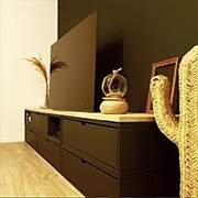 Kundenspezifischer TV-Möbel - Schwarz