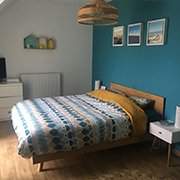 Chambre Viking - Lit viking 160x200 - Miel