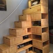 Escalier cube personnalisé - 225 cm