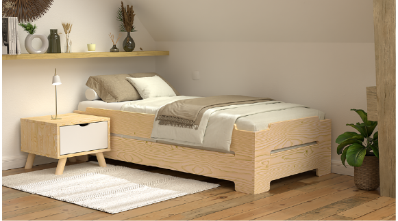 Das stapelbare Bett: eine clevere Lösung für die ganze Familie