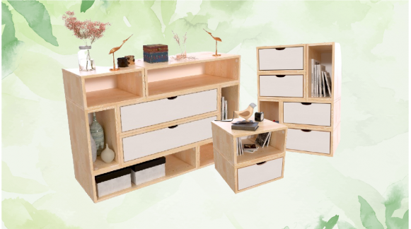 Modulare Aufbewahrungswürfel: Stellen Sie sich das Möbelstück zusammen, das zu Ihnen passt