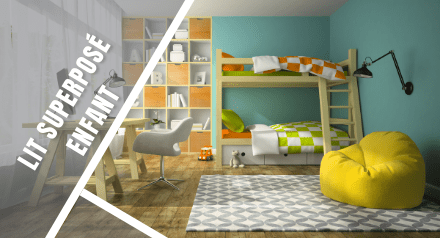 How do you set up a bunk bed for children?
